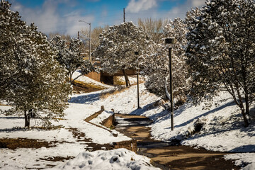 Snowy Walkway