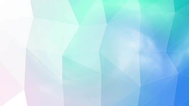 Looping abstract bright triangle pattern backgrounds.
