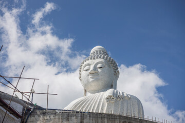 Phuket big Buddha a holy place most important and revered landmarks. Phuket island © TripleP Studio
