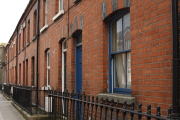 La belleza de las fachadas de ladrillo de Irlanda