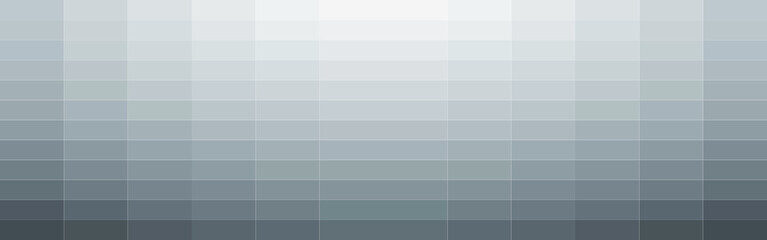 Abstract white and gray gradient rectangle mosaic banner background. Vector illustration.