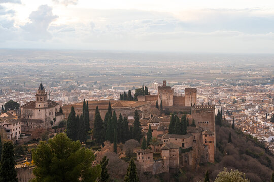 Alhamra During Sunset