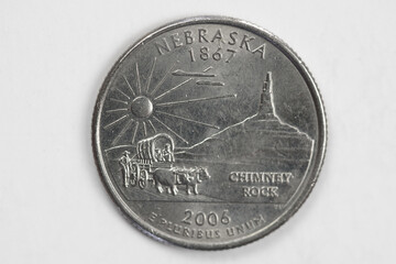 Nebraska US Quarter Dollar Coin