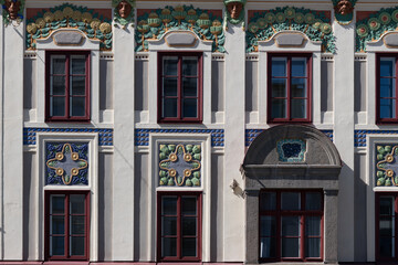 Obraz premium Jugendstilhaus in Innsbruck, Fassade