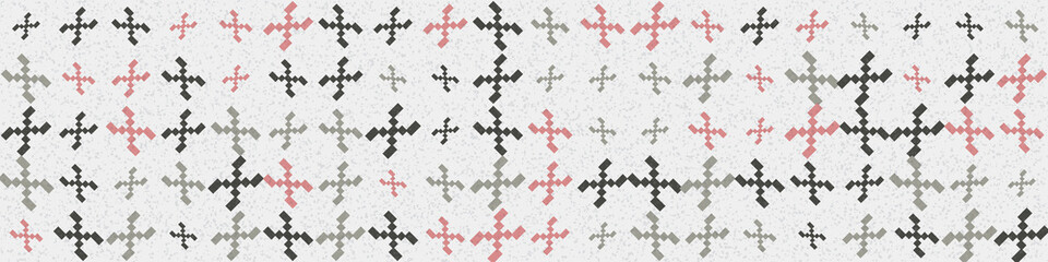 Abstract Geometric Pattern generative computational art illustration