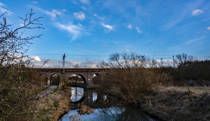 bridge over the river