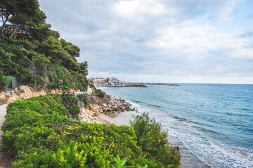 Village of Roc de Sant Gaieta in Tarragona, Catalonia, Spain.