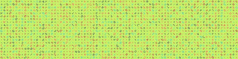 Abstract Geometric Pattern generative computational art illustration