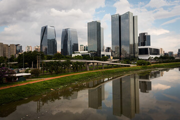 Fototapeta na wymiar São Paulo - Cidade Jardim Buildings