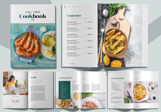 Cookbook Design Layout