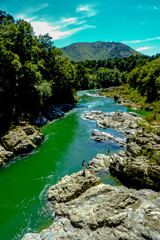 Fototapeta na wymiar Pelorus Brigde River - New Zealand