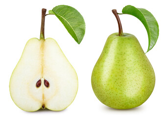 Pear isolated on white background