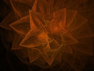 Imaginatory fractal abstract background Image