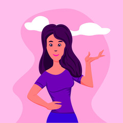 happy mother's day, a happy mom showing a product