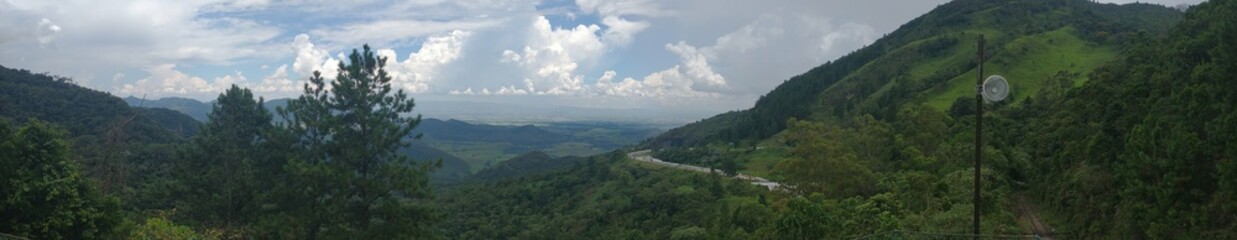 panorama of the mountains