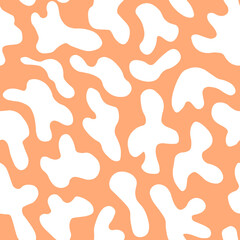 Abstract modern leopard seamless pattern. Animals trendy background. Color decorative vector stock illustration for print, card, postcard, fabric, textile. Modern ornament of stylized skin