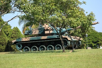 Fototapeta premium camo tank