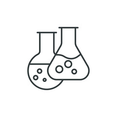 Chemistry icons  symbol vector elements for infographic web