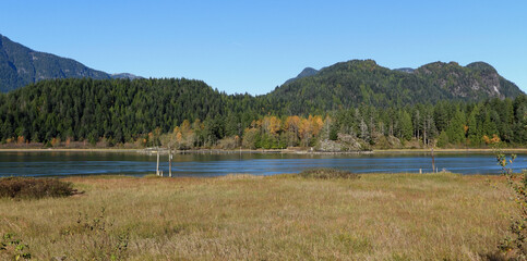 Autumn somewhere in the Canadian British Columbia