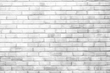  Modern white brick wall texture for background             
