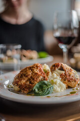 Stuffed Chicken Dinner