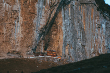 Swiss mountains - monumental rock formations in the Alps