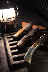 ダマスカス鋼ナイフ