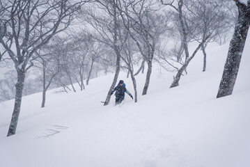 厳冬期の谷川岳