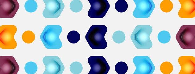 Color arrow shapes on white backdrop. Minimal geometric abstract background. Vector illustration for wallpaper banner background or landing page