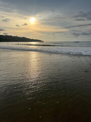 Obraz premium sunset on the beach