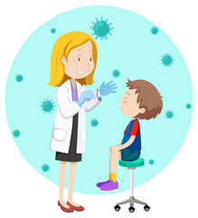 Covid 19 testing with antigen test kit