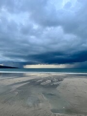 beach and clouds