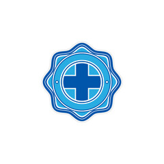 Obraz premium Health, hospital, or medical logo template