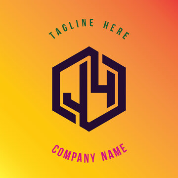 J4 lettering logo is simple, easy to understand and authoritative