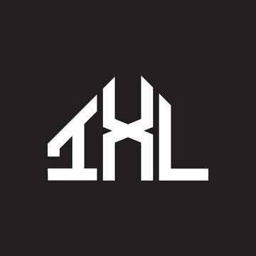 IXL letter logo design on Black background. IXL creative initials letter logo concept. IXL letter design. 
