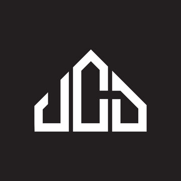 JCD letter logo design on black background. JCD creative initials letter logo concept. JCD letter design. 