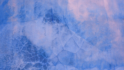 blue abstract illustration background vintage grunge with dirty cracks cleavage.
