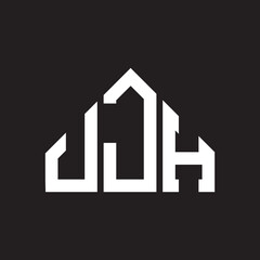 JJH letter logo design on Black background. JJH creative initials letter logo concept. JJH letter design. 