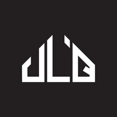 ULQ letter logo design on black background. ULQ  creative initials letter logo concept. ULQ letter design.