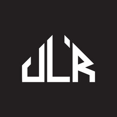 ULR letter logo design on black background. ULR  creative initials letter logo concept. ULR letter design.