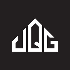 UQG letter logo design on black background. UQG  creative initials letter logo concept. UQG letter design.