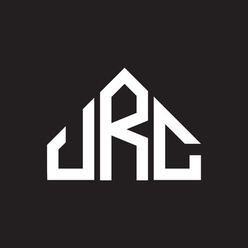 URC letter logo design on black background. URC  creative initials letter logo concept. URC letter design.