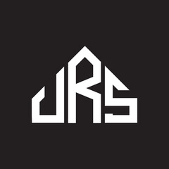 URS letter logo design on black background. URS  creative initials letter logo concept. URS letter design.