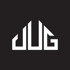 UUG letter logo design on black background. UUG  creative initials letter logo concept. UUG letter design.