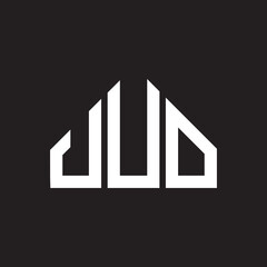 UUO letter logo design on black background. UUO  creative initials letter logo concept. UUO letter design.