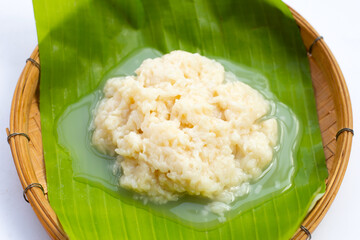 Thai sweet fermented sticky rice