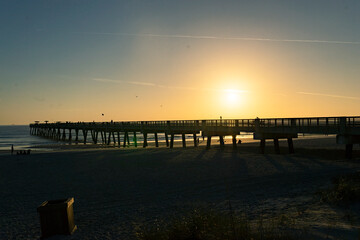 フロリダ海岸の朝日