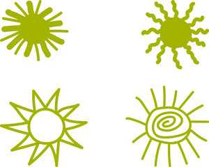 Bright cheerful sonya. A vector file is useful for creating your designs.