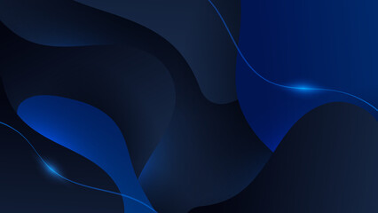 Abstract blue and black background