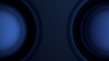 Abstract blue and black background